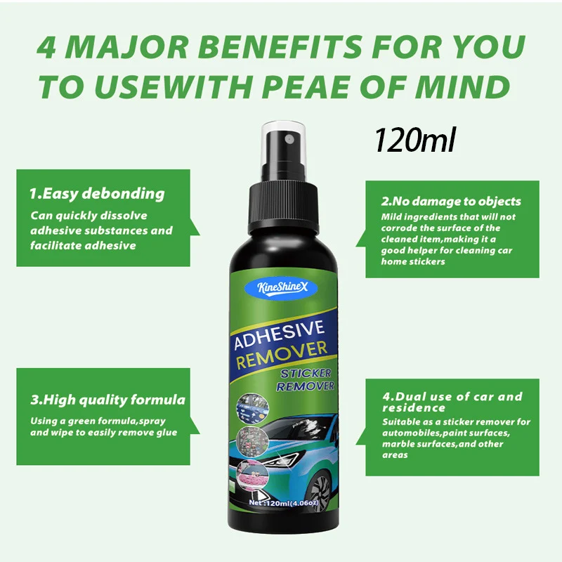 adhesive-remover-glue-cleaner-spu953302412335-1 KineShinex Adhesive Remover - 120ml Strong Glue Cleaner for Car & Home