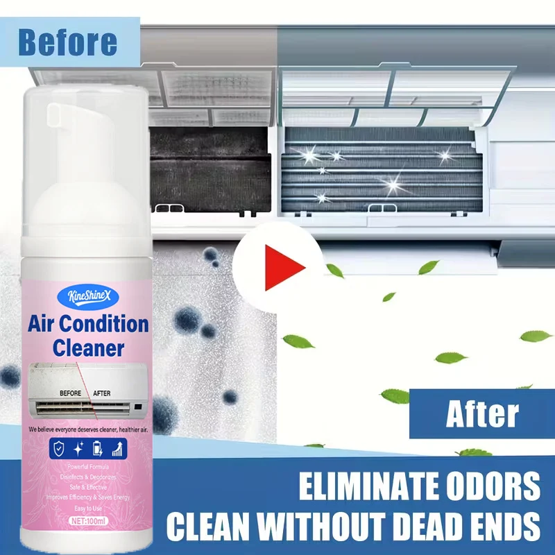 Air Conditioner Cleaner - Powerful No-Rinse Foam Formula 6 air conditioner cleaner foam spray spu1009556527025 desc 6