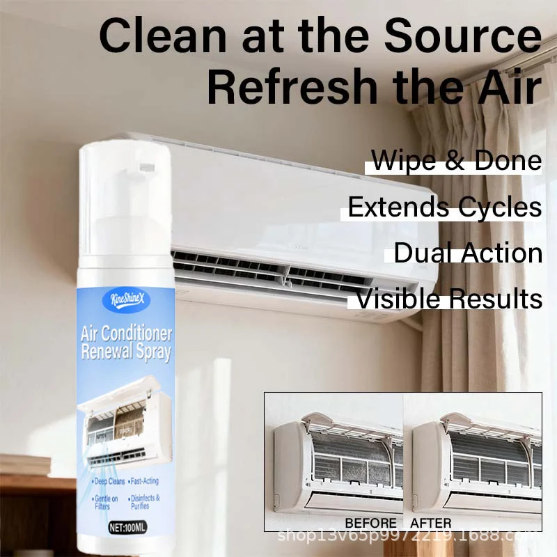 Air Conditioner Cleaning Spray - Deep Clean & Disinfectant Foam 2 air conditioner cleaning spray spu998614131084 desc 2