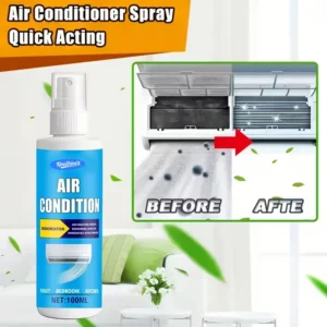 KineShinex Air Conditioner Spray - Quick Acting Deodorizer for AC, Car, Bathroom, Bedroom