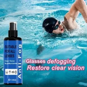 Kineshinex Anti-Fog Spray for Glasses, Goggles & Lenses - Long Lasting Clear Vision