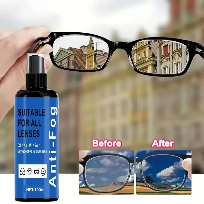 Anti-Fog Spray for Glasses and Goggles - 100ml Clear Vision 4 anti fog spray spu965032803562 desc 4
