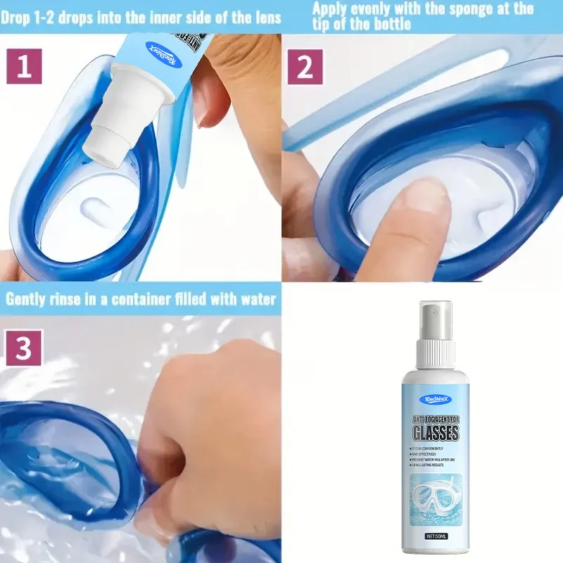 Anti-Fog Spray for Swim Goggles & Glasses - Long Lasting 50ml 2 anti fog spray swimming goggles spu1011851389157 desc 2