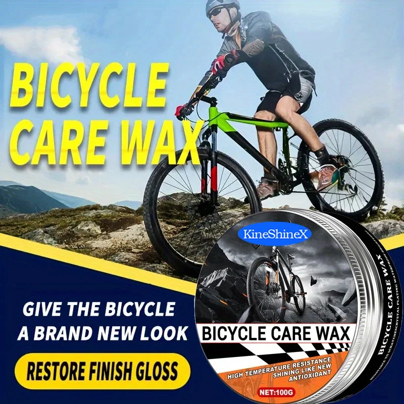 Bicycle Care Wax - High Gloss Polish & Paint Restorer (100g) 4 bicycle care wax polish spu939502663687 desc 4