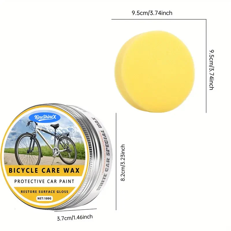 Bicycle Care Wax - Scratch Repair & Surface Gloss Restorer - 100g 5 bicycle care wax spu955225197212 desc 5