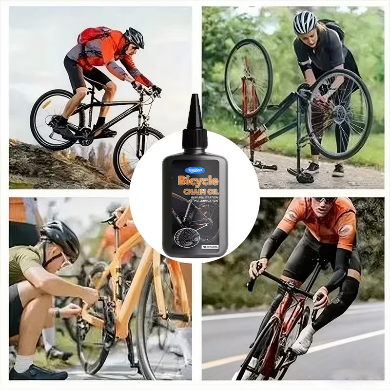 Bicycle Chain Oil - Deep Penetration & Anti-Rust Lubricant (100ml) 2 bicycle chain lubricant oil spu1011424146614 desc 2