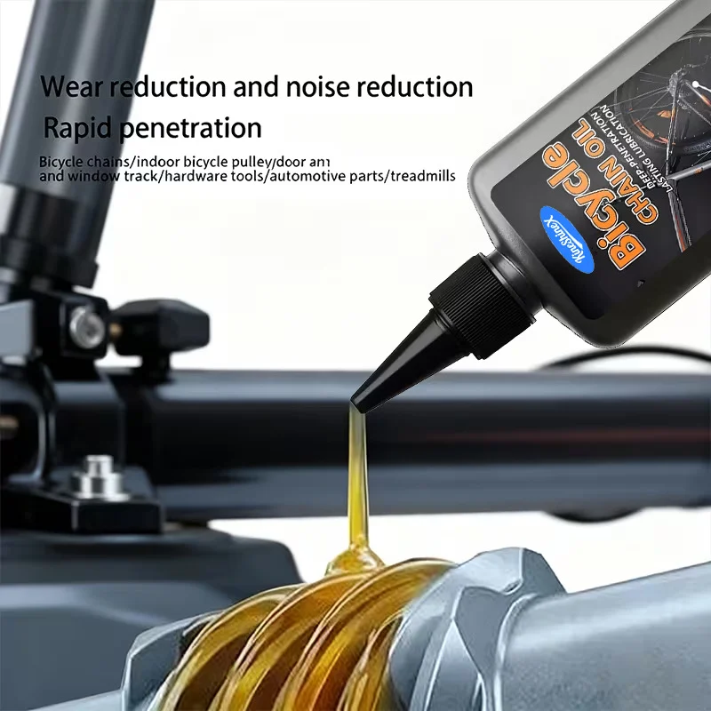 Bicycle Chain Oil - Deep Penetration & Anti-Rust Lubricant (100ml) 5 bicycle chain lubricant oil spu1011424146614 desc 5