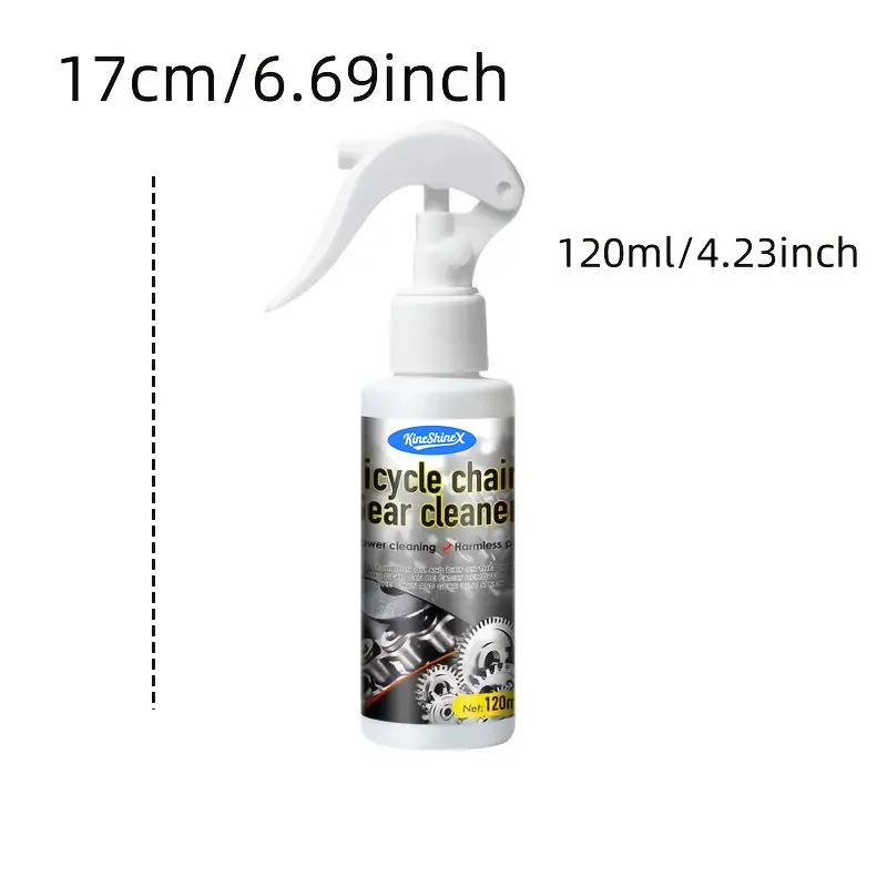 Bicycle Chain Lubricant Spray - Anti-Corrosion & Friction Reducer (120ml) 6 bicycle chain lubricant spray spu977070414929 desc 6