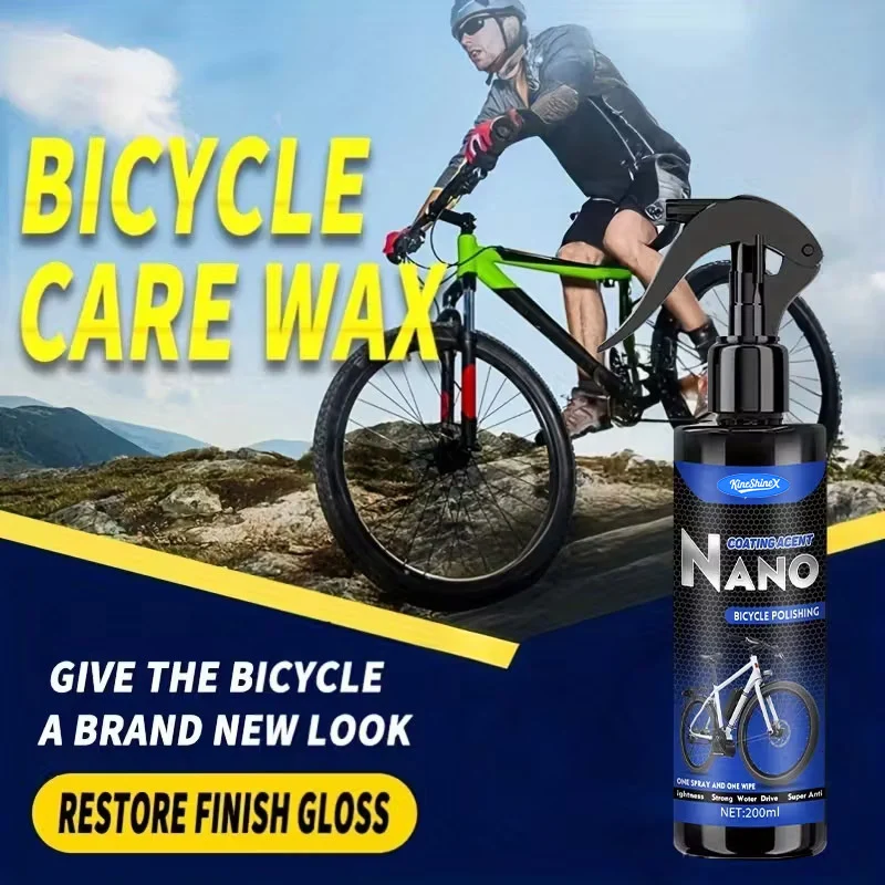 Bicycle Coating Wax - Nanotechnology Polish & Water Repellent (200ml) 6 bicycle coating wax polish spu980628917734 desc 6