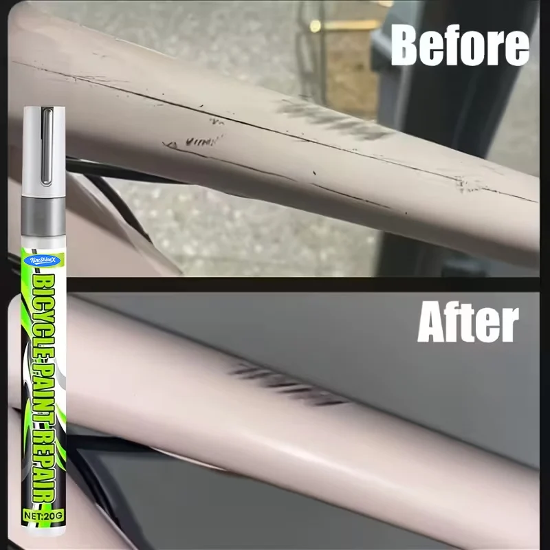 Bike Paint Repair Pen for Scratches - Rainproof & Non-Fading (20g) 2 bicycle paint repair pen spu1008920470960 desc 2