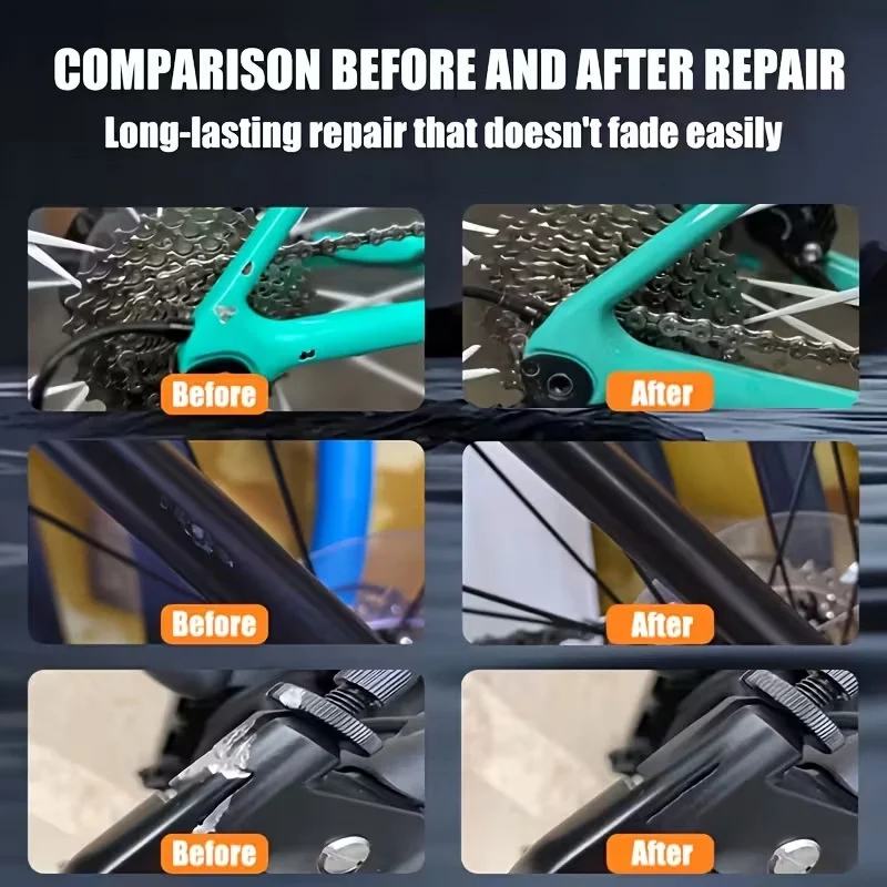 Bike Paint Repair Pen for Scratches - Rainproof & Non-Fading (20g) 5 bicycle paint repair pen spu1008920470960 desc 5