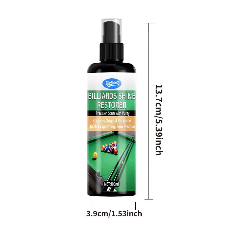 Billiard Ball Cleaner and Polish - Professional Shine Restorer for Pool Balls & Cues 6 billiard ball cleaner polish spu997388798758 desc 6