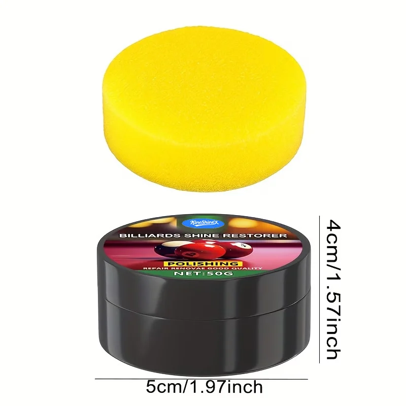 Billiard Ball Polish Wax & Cleaner - Professional Shine Restorer 1 billiards polish wax cleaner spu1011603526918 desc 1