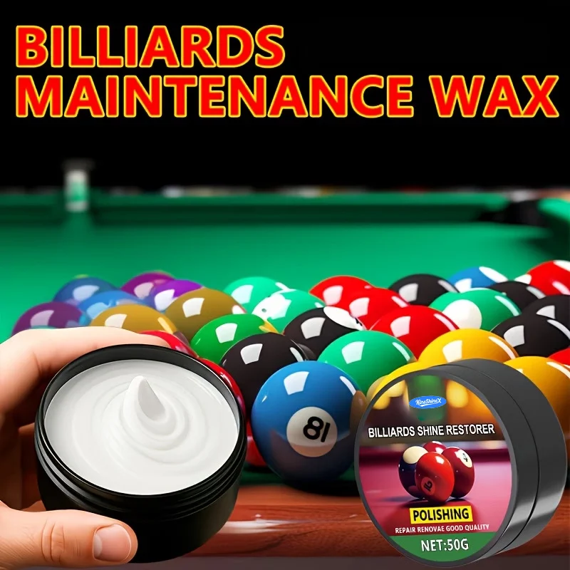Billiard Ball Polish Wax & Cleaner - Professional Shine Restorer 7 billiards polish wax cleaner spu1011603526918 desc 7