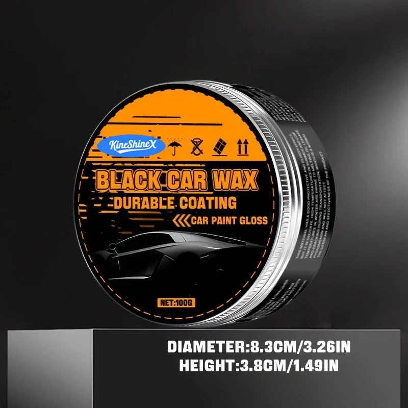Black Car Wax Scratch Remover & Polish Kit - 100g 1 black car wax polish spu944002660800 desc 1