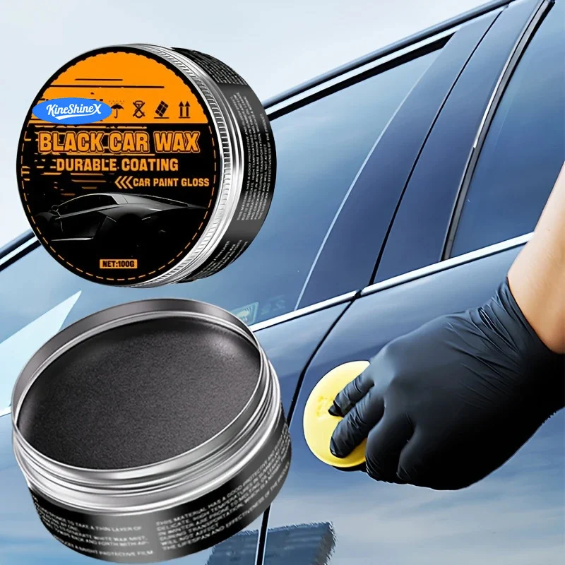 Black Car Wax Scratch Remover & Polish Kit - 100g 4 black car wax polish spu944002660800 desc 4