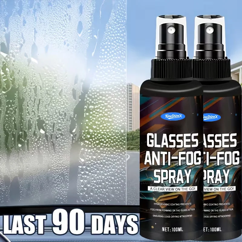 Car Glass Anti-Fog Spray & Hydrophobic Coating - 100ml 6 car glass anti fog spray spu1007999285660 desc 6