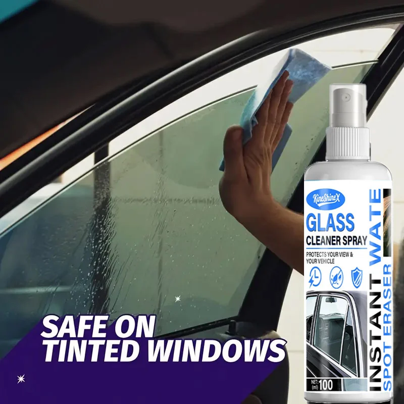 Car Glass Cleaner Spray - Oil Film & Water Stain Remover 3 car glass cleaner spu1003768226382 desc 3