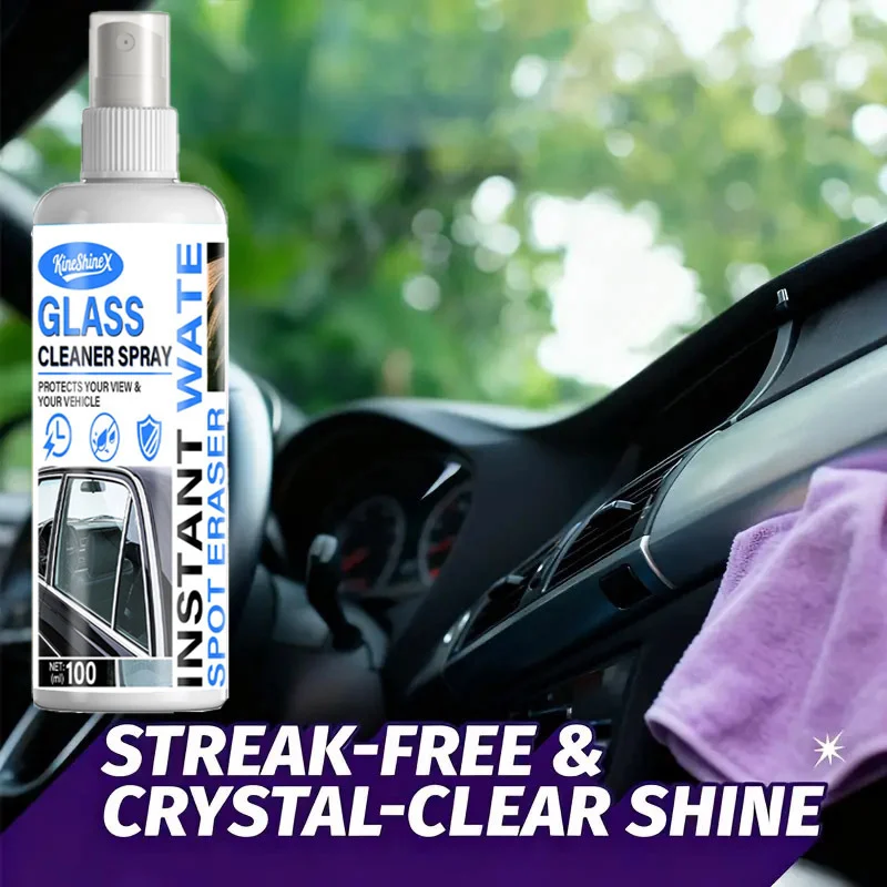 Car Glass Cleaner Spray - Oil Film & Water Stain Remover 8 car glass cleaner spu1003768226382 desc 8