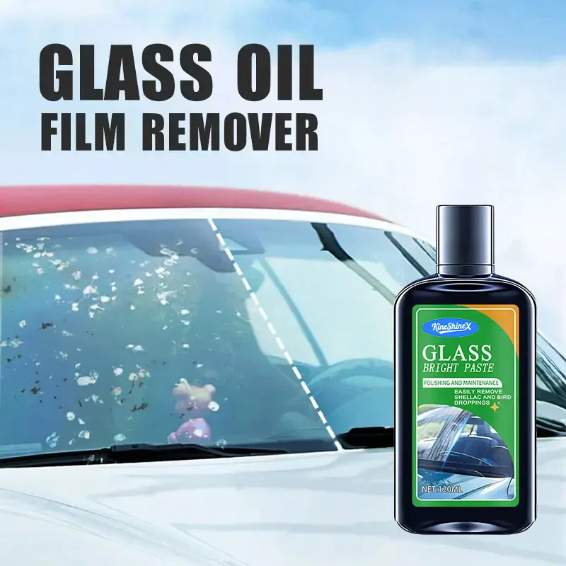 Glass Oil Film Remover and Polish Paste for Windshields - 120ml 3 car glass oil film remover polish spu977837768204 desc 3