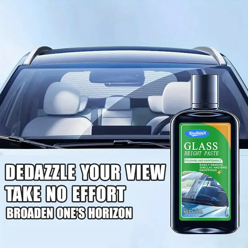 Glass Oil Film Remover and Polish Paste for Windshields - 120ml 4 car glass oil film remover polish spu977837768204 desc 4