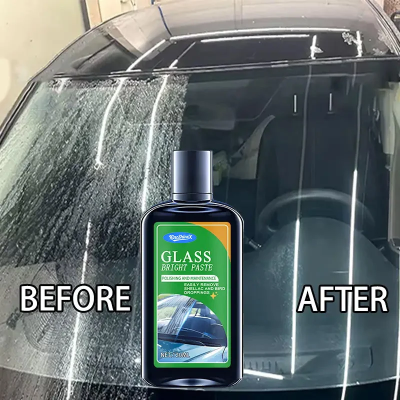 Glass Oil Film Remover and Polish Paste for Windshields - 120ml 7 car glass oil film remover polish spu977837768204 desc 7