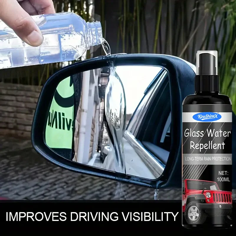 Car Glass Water Repellent & Anti-Fog Coating - 100ml 4 car glass water repellent anti fog coating spu967871783114 desc 4
