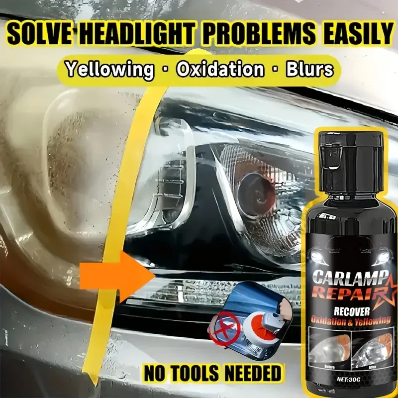 Headlight Restoration Cream - No Sanding Kit for Yellowing & Oxidation 1 car headlight restoration kit spu965455979484 desc 1