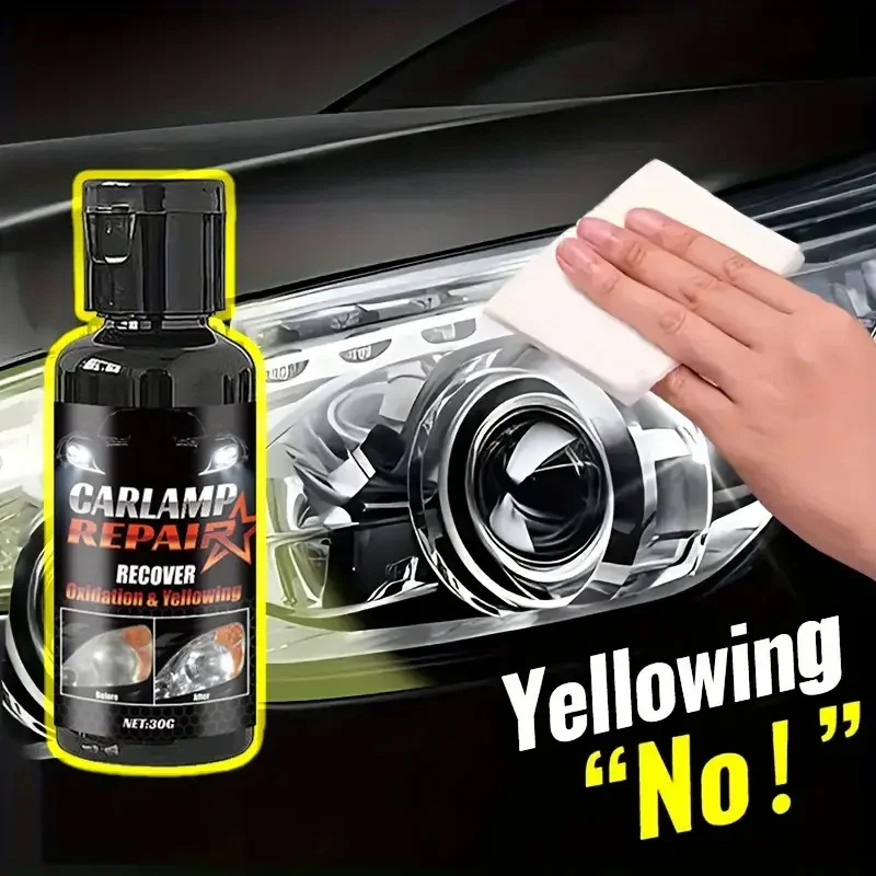Headlight Restoration Cream - No Sanding Kit for Yellowing & Oxidation 3 car headlight restoration kit spu965455979484 desc 3