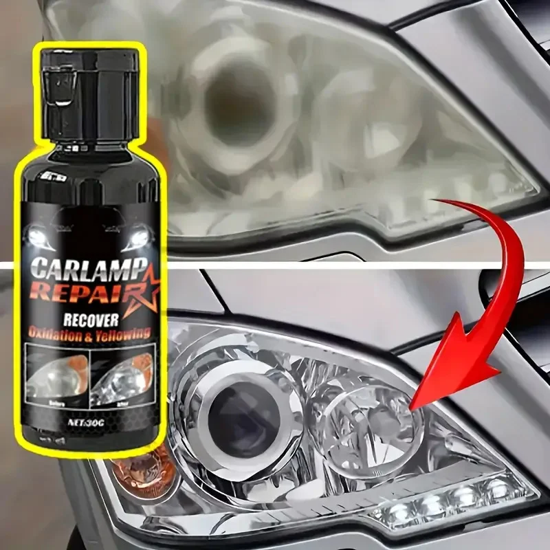 Headlight Restoration Cream - No Sanding Kit for Yellowing & Oxidation 6 car headlight restoration kit spu965455979484 desc 6