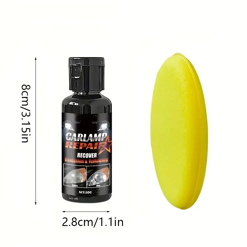 Headlight Restoration Cream - No Sanding Kit for Yellowing & Oxidation 8 car headlight restoration kit spu965455979484 desc 8