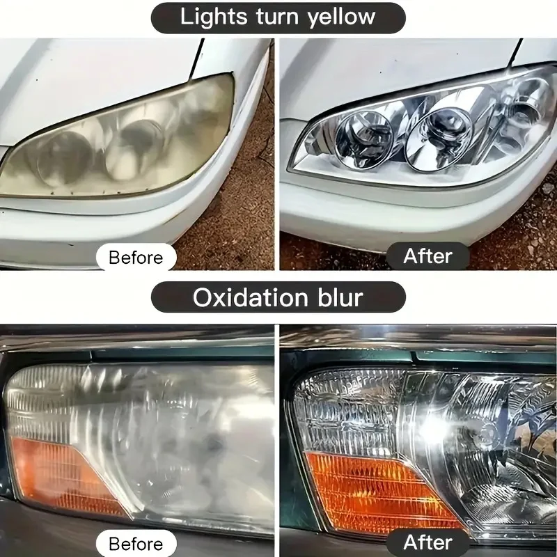 Car Headlight Restoration Kit - Anti-Yellowing & Scratch Remover 4 car headlight restoration kit spu967040829347 desc 4