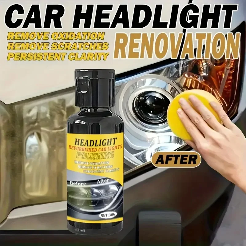 Car Headlight Restoration Kit - Anti-Yellowing & Scratch Remover 5 car headlight restoration kit spu967040829347 desc 5