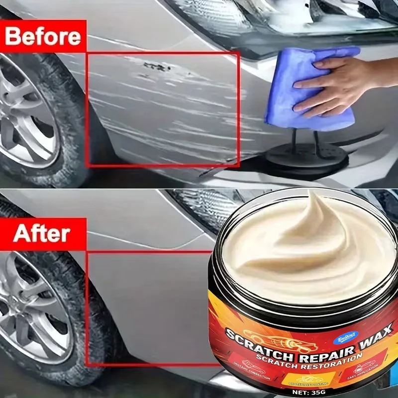 Car Scratch Remover Wax - Paint Restorer & Swirl Remover with Sponge 3 car scratch remover wax spu998118886346 desc 3