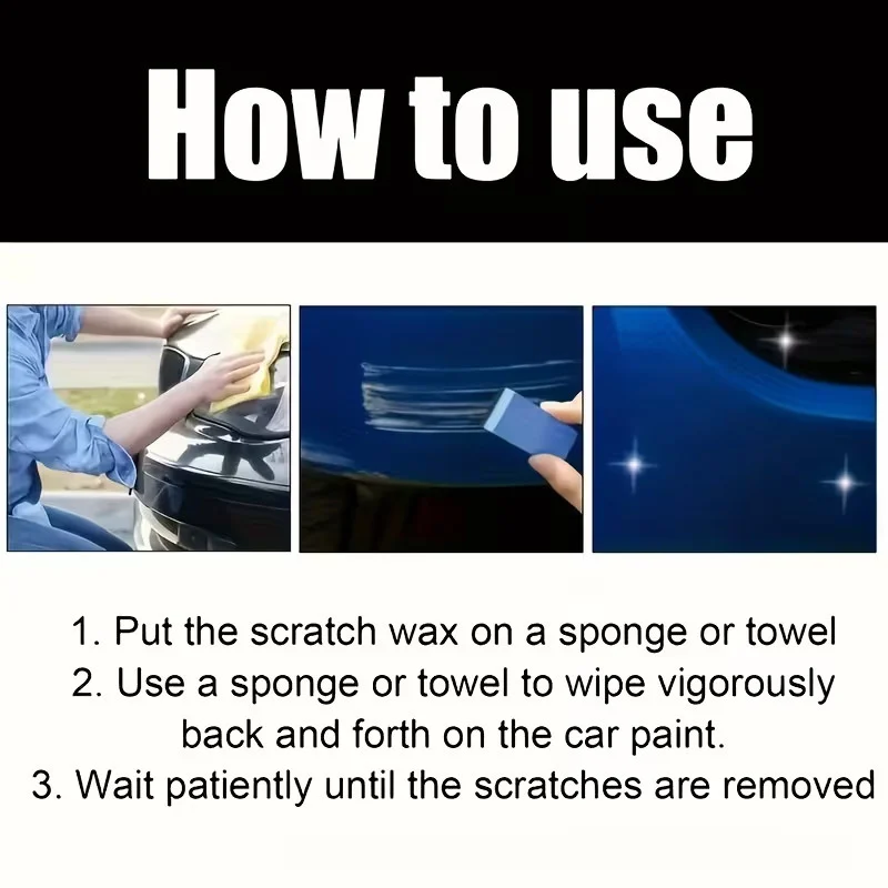 Car Scratch Repair Kit with Polishing Wax & Nano Polish Sponge 4 car scratch repair kit spu1000855525292 desc 4
