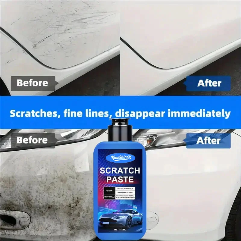 Car Scratch Repair Paste Kit - Nano Formula Swirl Remover - 110ml 5 car scratch repair paste spu948876463938 desc 5