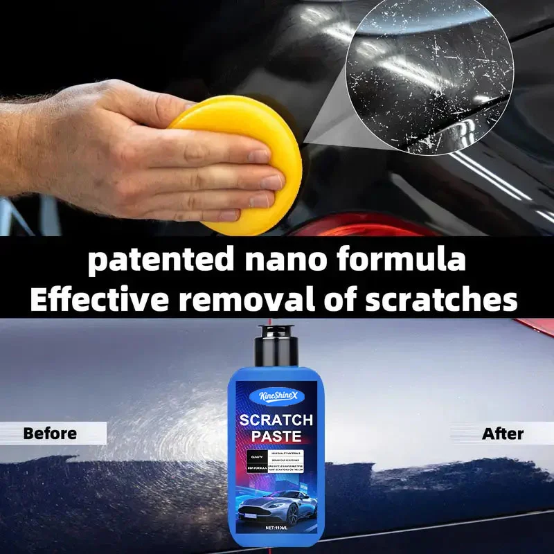 Car Scratch Repair Paste Kit - Nano Formula Swirl Remover - 110ml 8 car scratch repair paste spu948876463938 desc 8