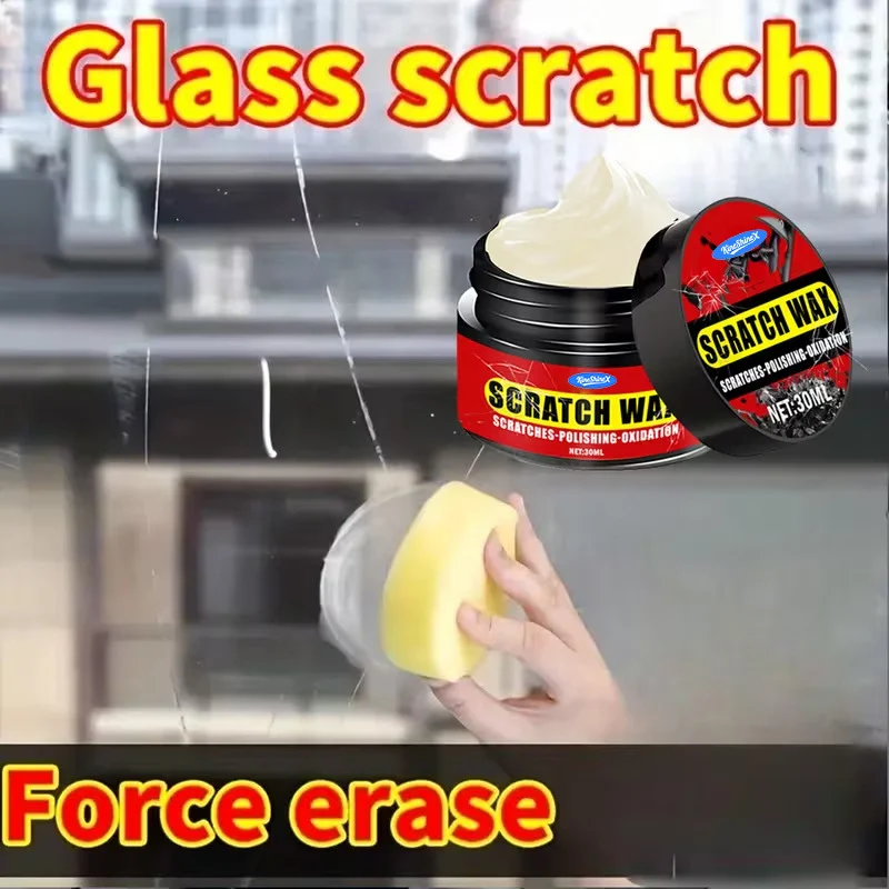 Car Windshield & Headlight Scratch Repair Wax - Acrylic Polish Kit 3 car scratch repair wax spu1009690893442 desc 3