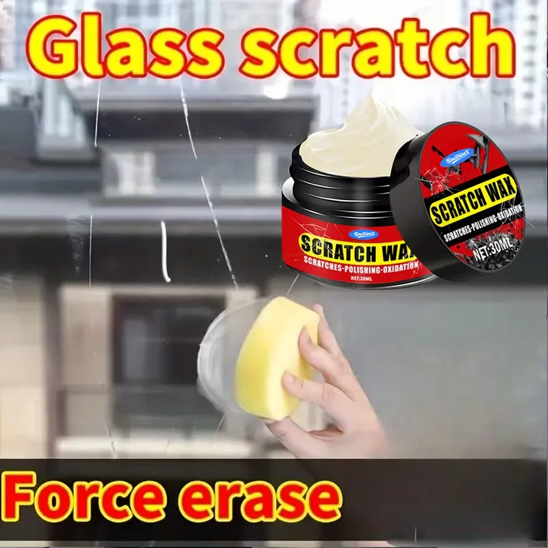 Car Windshield & Headlight Scratch Repair Wax - Acrylic Polish Kit 5 car scratch repair wax spu1009690893442 desc 5