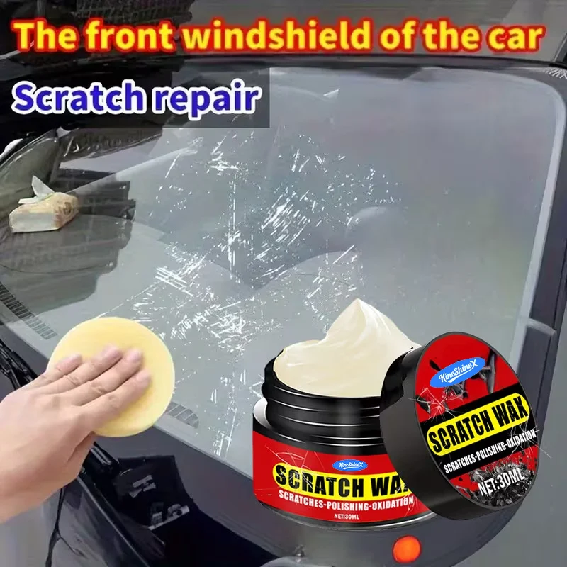 Car Windshield & Headlight Scratch Repair Wax - Acrylic Polish Kit 7 car scratch repair wax spu1009690893442 desc 7