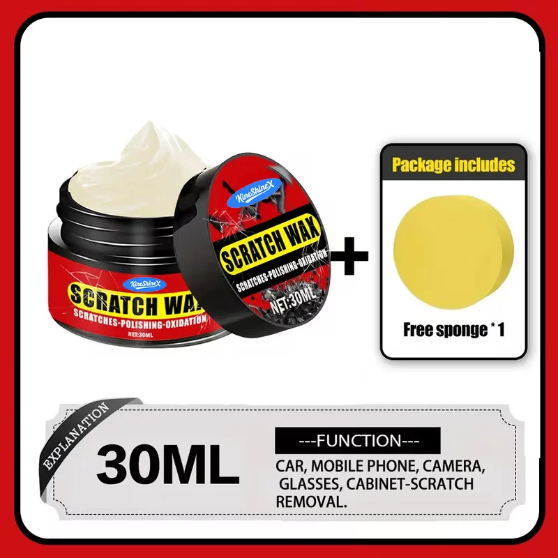 Car Windshield & Headlight Scratch Repair Wax - Acrylic Polish Kit 8 car scratch repair wax spu1009690893442 desc 8