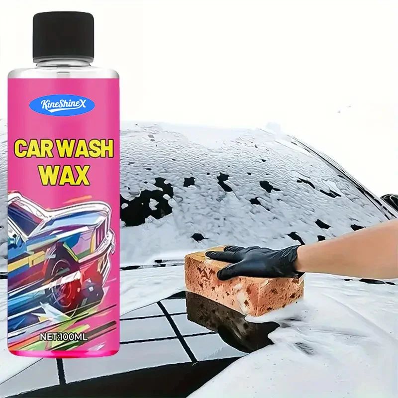 Car Wash Wax Soap - High Foam Concentrated Formula 100ml with Towel 4 car wash wax soap spu978029384087 desc 4