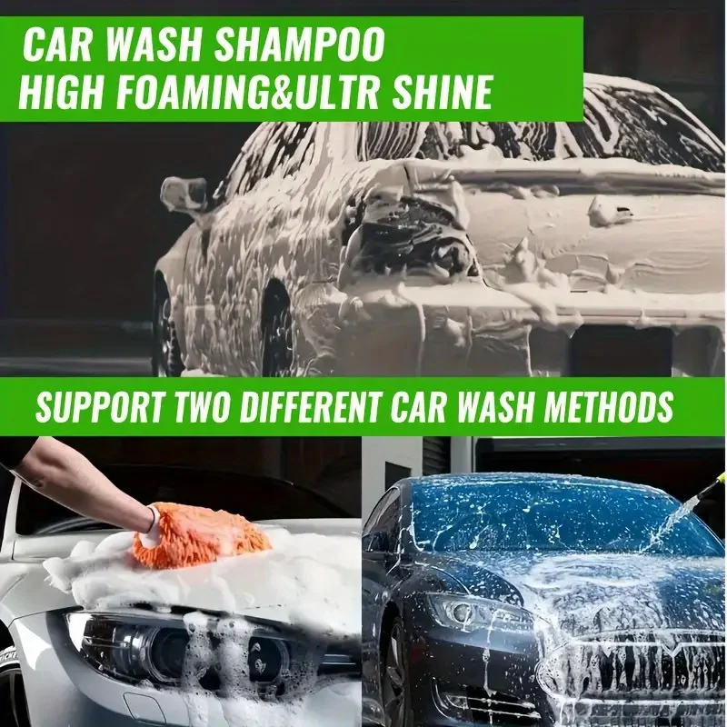 Car Wash Wax Soap - High Foam Concentrated Formula 100ml with Towel 6 car wash wax soap spu978029384087 desc 6