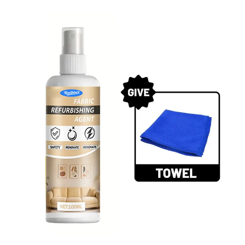 No-Rinse Fabric Cleaner Spray - Concentrated Stain Remover 1 fabric cleaner refresh spray spu994857001519 desc 1