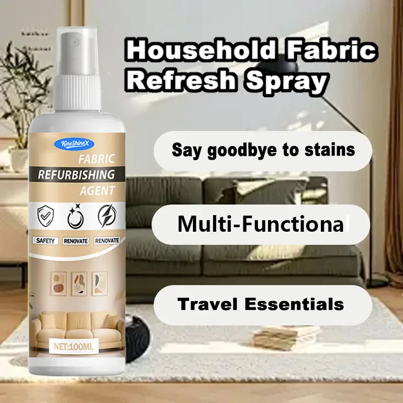 No-Rinse Fabric Cleaner Spray - Concentrated Stain Remover 6 fabric cleaner refresh spray spu994857001519 desc 6