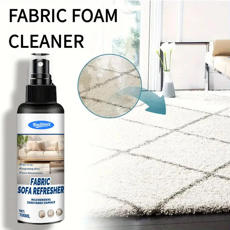 Fabric Foam Cleaner - Waterless Stain Remover for Car & Sofa 100ml 3 fabric foam cleaner spu991233995899 desc 3