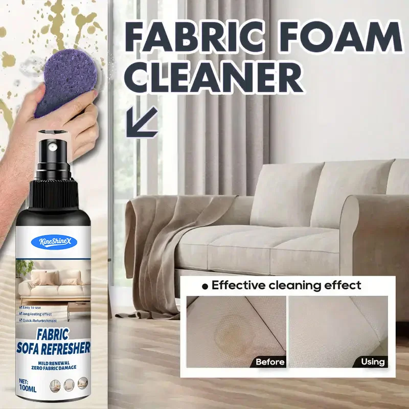 Fabric Foam Cleaner - Waterless Stain Remover for Car & Sofa 100ml 5 fabric foam cleaner spu991233995899 desc 5
