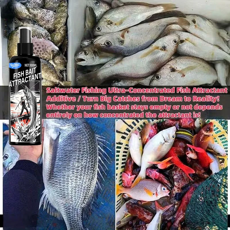 Ultra-Concentrated Fish Attractant Spray - 100ml Lure Additive 6 fish attractant spray lure spu999324276685 desc 6