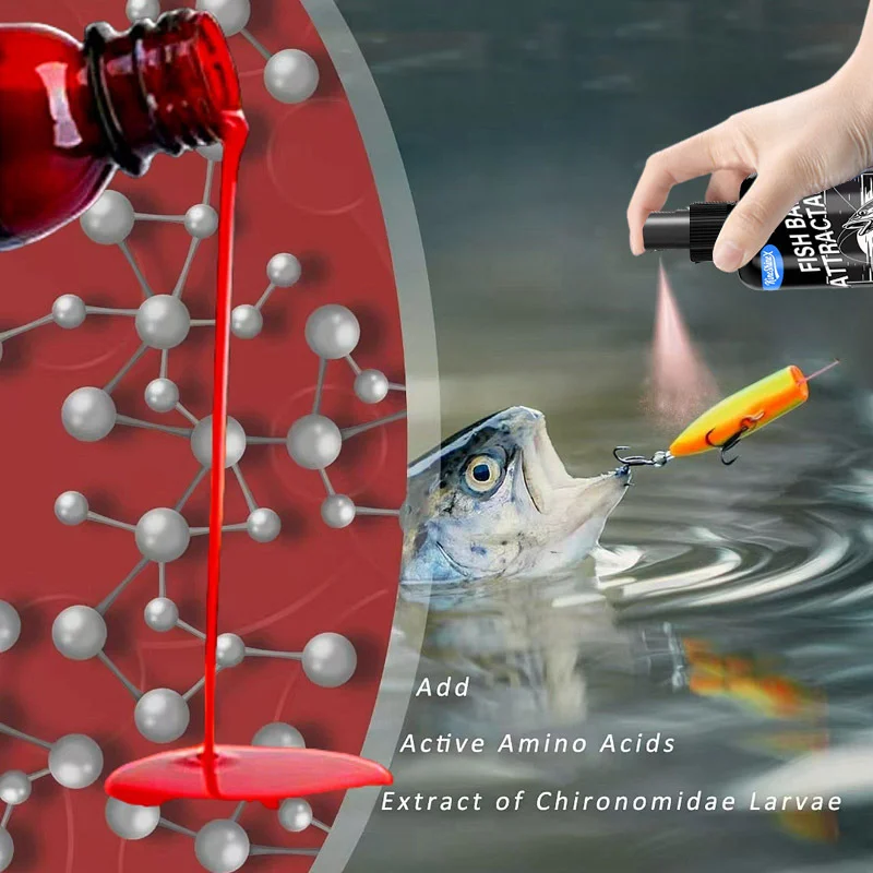 Ultra-Concentrated Fish Attractant Spray - 100ml Lure Additive 9 fish attractant spray lure spu999324276685 desc 9