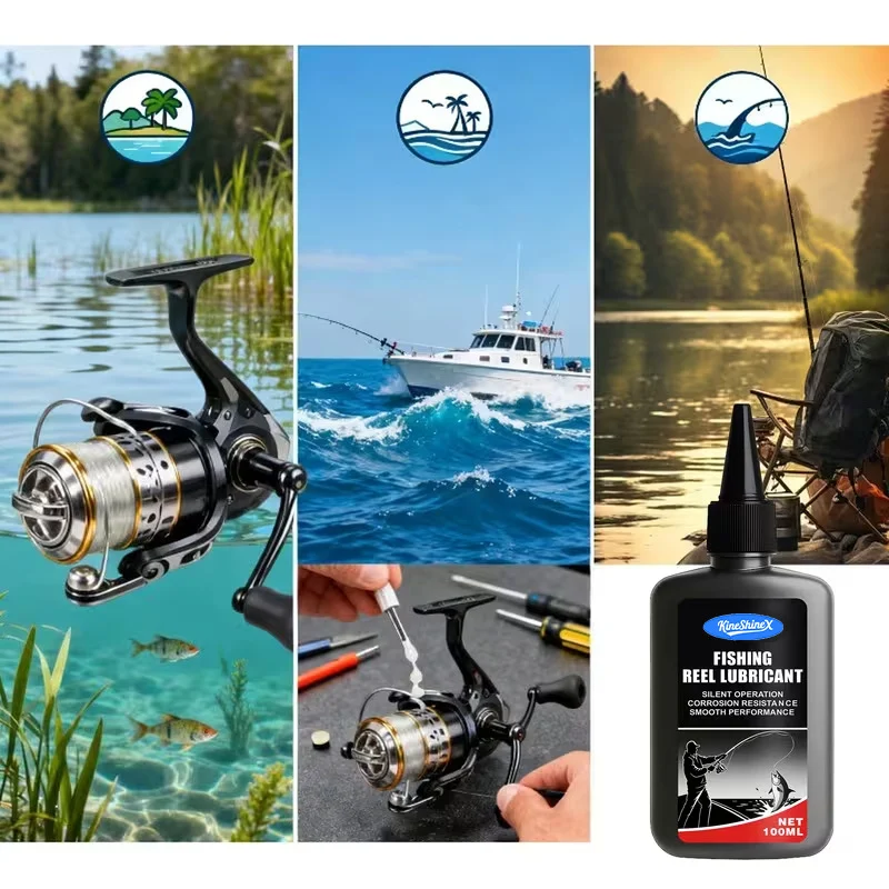 Fishing Reel Lubricant - 100ml Silicone Grease for Multi-Purpose Use 2 fishing reel lubricant grease spu1012766156890 desc 2